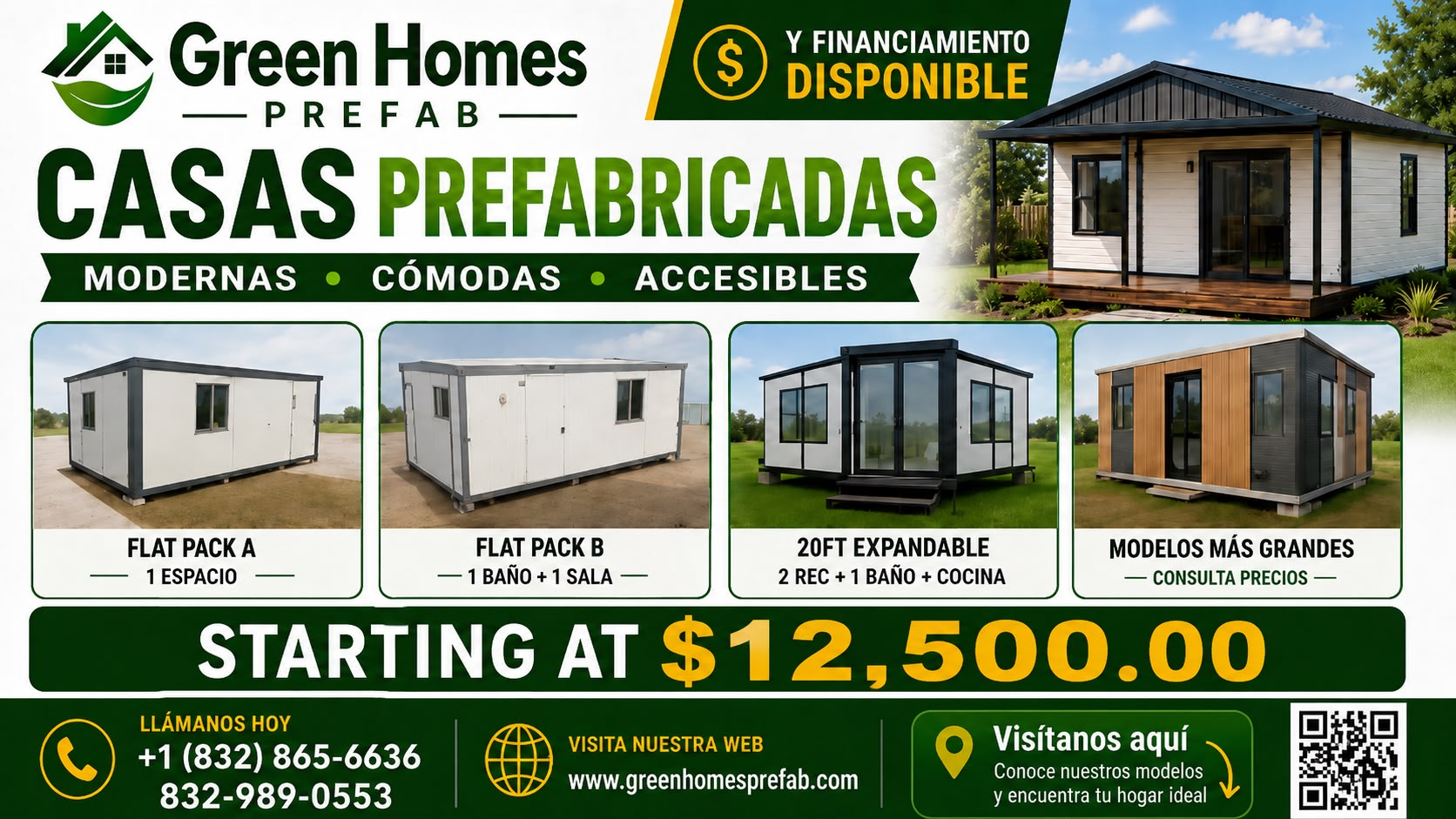 Green Homes Prefab — prefab homes and financing available